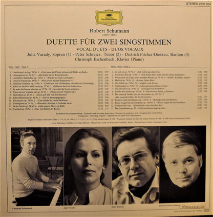 Robert Schumann - Iulia Várady • Peter Schreier, Dietrich Fischer-Dieskau • Christoph Eschenbach : Vokal-Duette (LP)