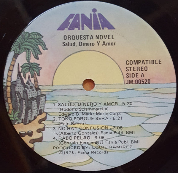 Orchestra Tipica Novel : Salud, Dinero Y Amor (LP, Album)