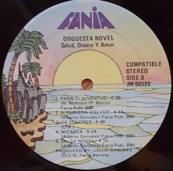 Orchestra Tipica Novel : Salud, Dinero Y Amor (LP, Album)