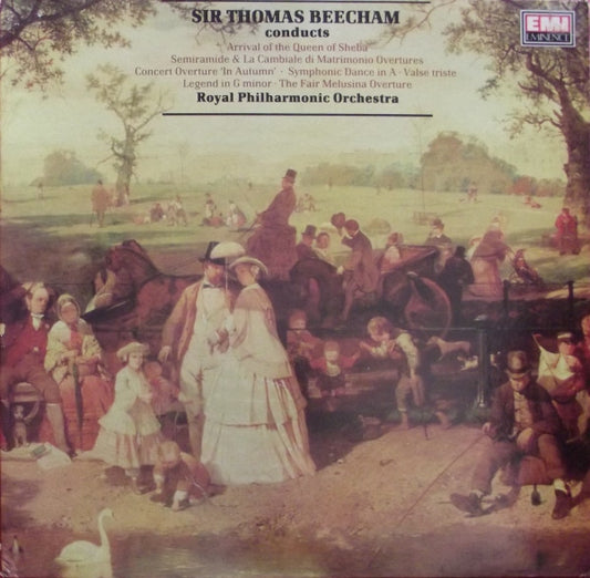 Sir Thomas Beecham Conducts The Royal Philharmonic Orchestra, Georg Friedrich Händel, Gioacchino Rossini, Jean Sibelius, Edvard Grieg, Felix Mendelssohn-Bartholdy : Sir Thomas Beecham Conducts (LP, Comp, RE)