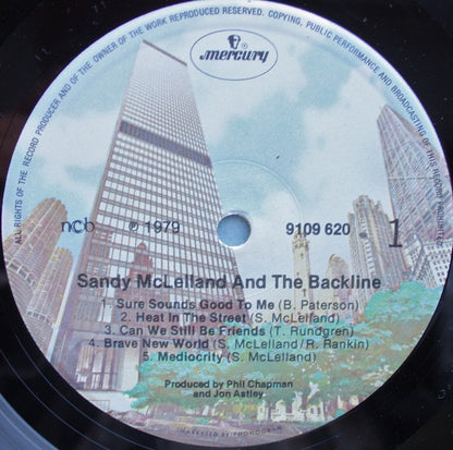 Sandy McLelland And The Backline : Sandy McLelland And The Backline (LP, Album)