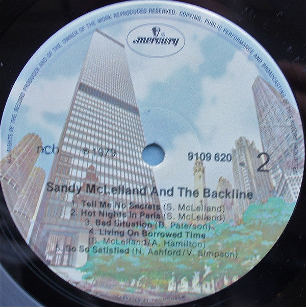 Sandy McLelland And The Backline : Sandy McLelland And The Backline (LP, Album)