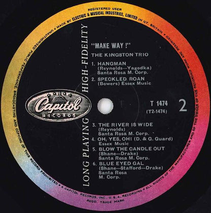 Kingston Trio : Make Way! (LP, Album, Mono)