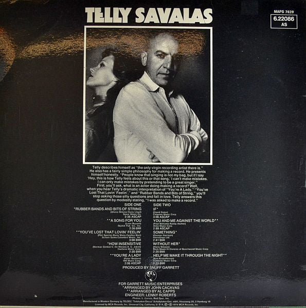 Telly Savalas : Telly Savalas (LP, Album)