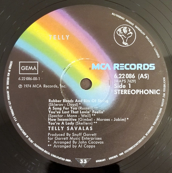 Telly Savalas : Telly Savalas (LP, Album)