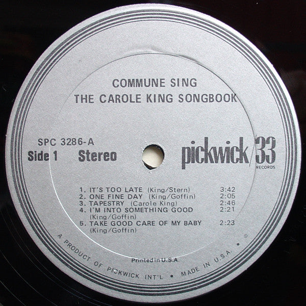 Commune (3) : Sing Songs Of Writer Carole King (LP, Album)