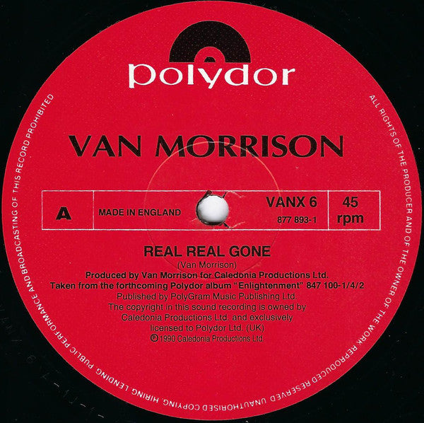 Van Morrison : Real Real Gone (12", Single)