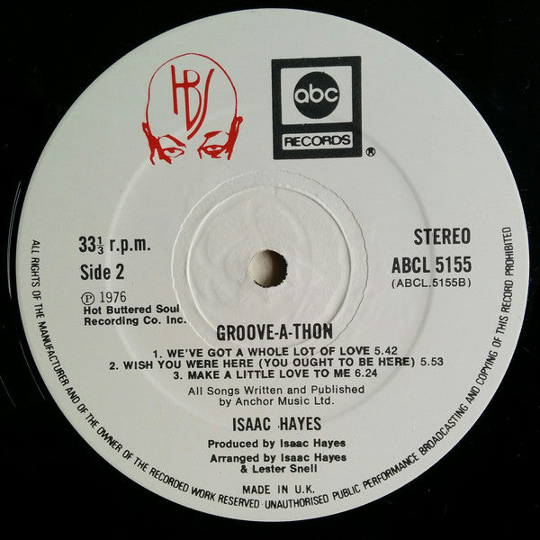 Isaac Hayes : Groove-A-Thon (LP, Album, Gat)