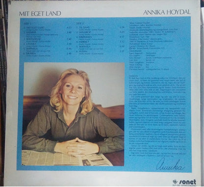 Annika Hoydal : Mit Eget Land (LP, Album)