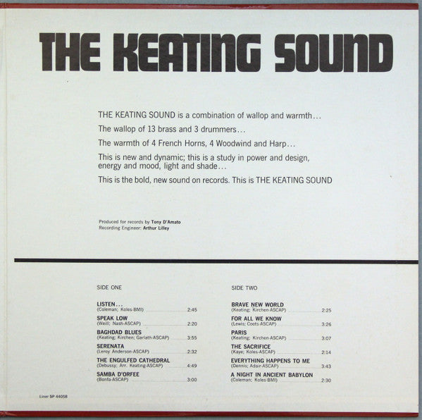 Johnny Keating And 27 Men : The Keating Sound (LP, Album)