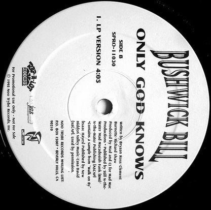 Bushwick Bill : Only God Knows (12", Promo)