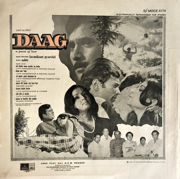 Laxmikant-Pyarelal : Daag (LP)