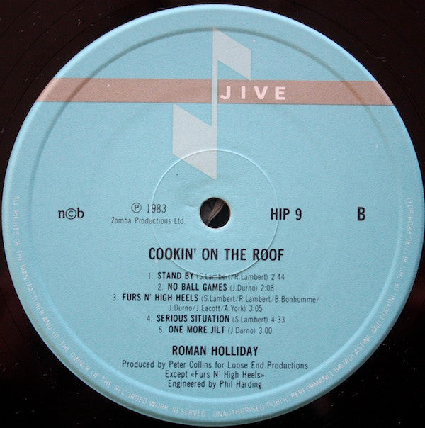 Roman Holliday : Cookin' On The Roof (LP, Album)