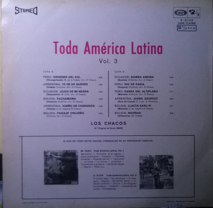 Los Chacos : Toda America Latina - Vol. 3 (LP, Album)