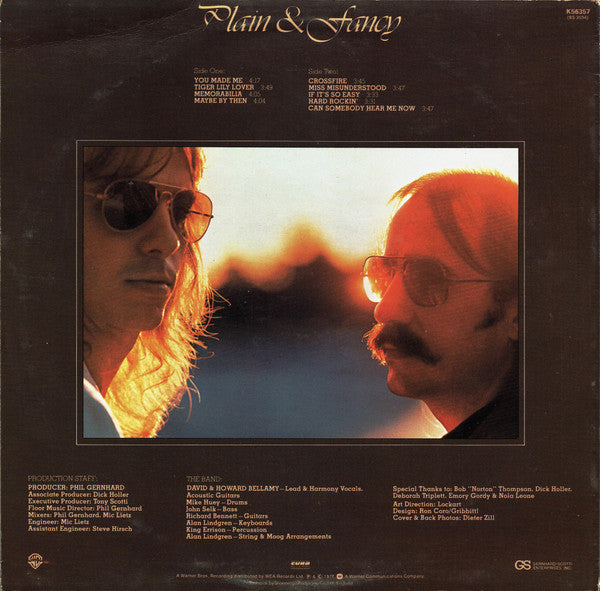 Bellamy Brothers : Plain & Fancy (LP, Album)