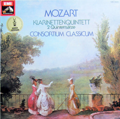 Wolfgang Amadeus Mozart & Consortium Classicum : Klarinettenquintett, 2 Quintettsätze (LP, Album)