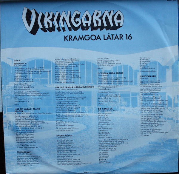 Vikingarna : Kramgoa Låtar 16 (LP, Album)