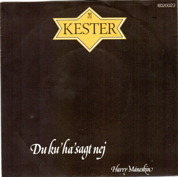 Kester : Du Ku´ Ha´ Sagt Nej (7", Single)