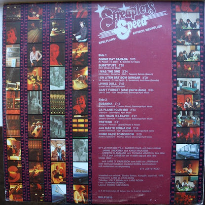 Streaplers : Speed (LP, Album)