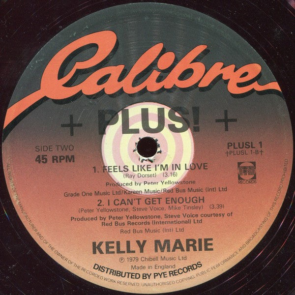 Kelly Marie : Feels Like I'm In Love (12")