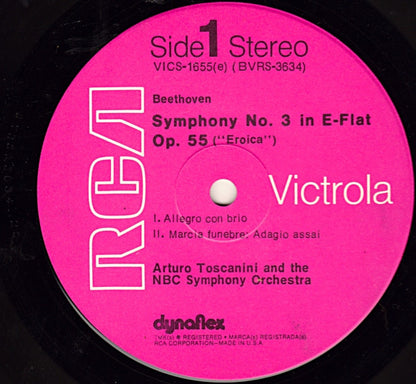 Arturo Toscanini, NBC Symphony Orchestra / Ludwig van Beethoven : Symphony No. 3 ("Eroica") (LP, RE)