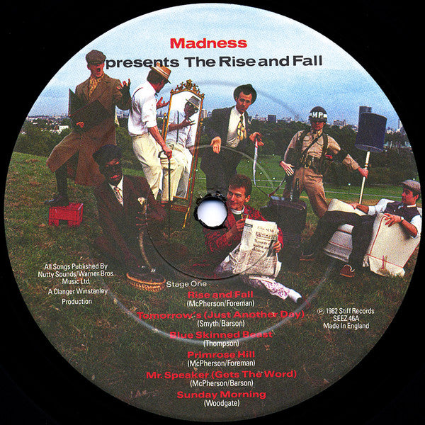 Madness : The Rise & Fall (LP, Album, CBS)