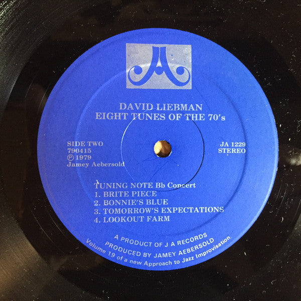 David Liebman : 8 Originals From The Seventies (LP, Album)