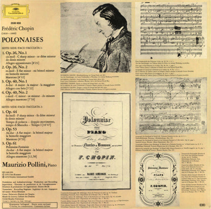 Frédéric Chopin - Maurizio Pollini : Polonaises (LP, RE)