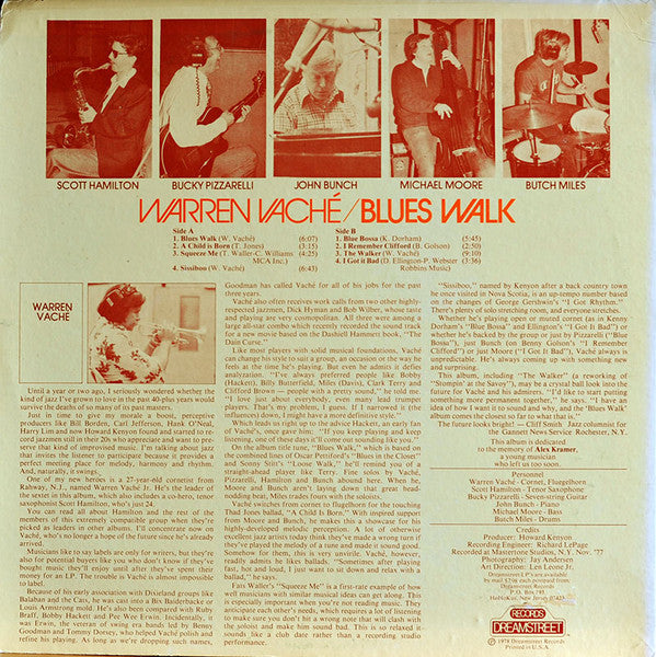 Warren Vaché : Blues Walk (LP, Album)