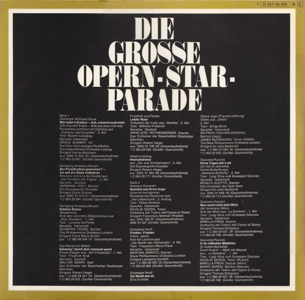 Various : Die Grosse Opern-Star-Parade (LP, Comp, Gat)