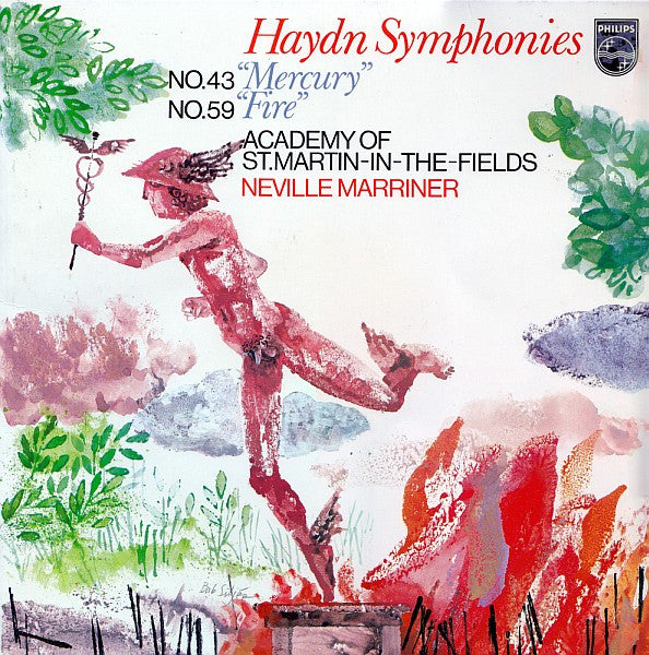 Joseph Haydn - The Academy Of St. Martin-in-the-Fields, Sir Neville Marriner : Haydn Symphonies (No. 43 "Mercury" / No. 59 "Fire") (LP)