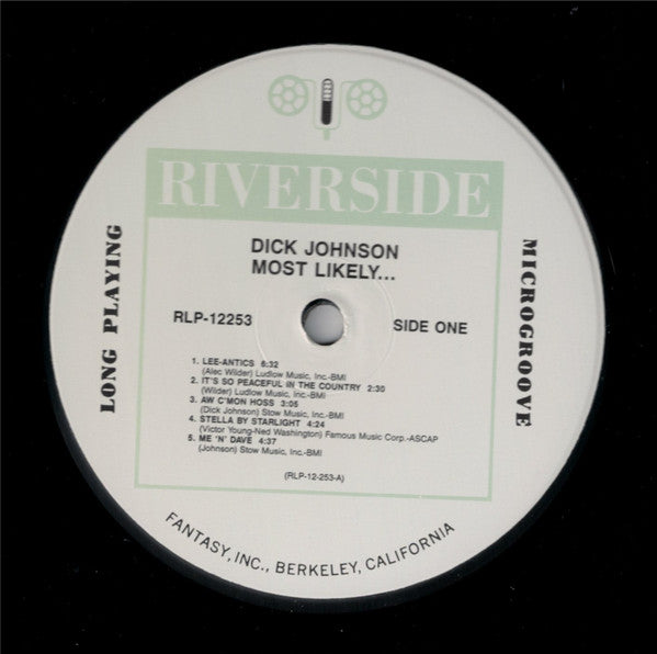 Dick Johnson (3) : Most Likely... (LP, Album, RE)