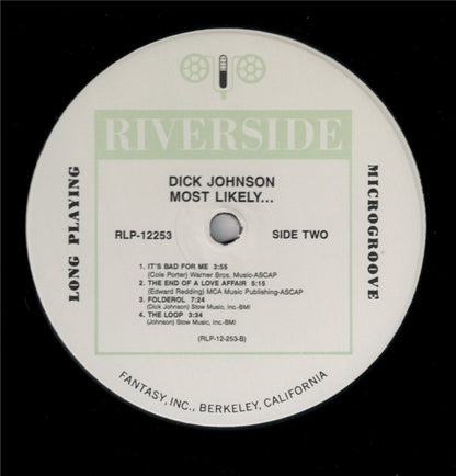 Dick Johnson (3) : Most Likely... (LP, Album, RE)