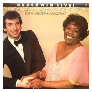 Michael Tilson Thomas, Sarah Vaughan, Los Angeles Philharmonic Orchestra : Gershwin Live! (LP, Album, Pit)