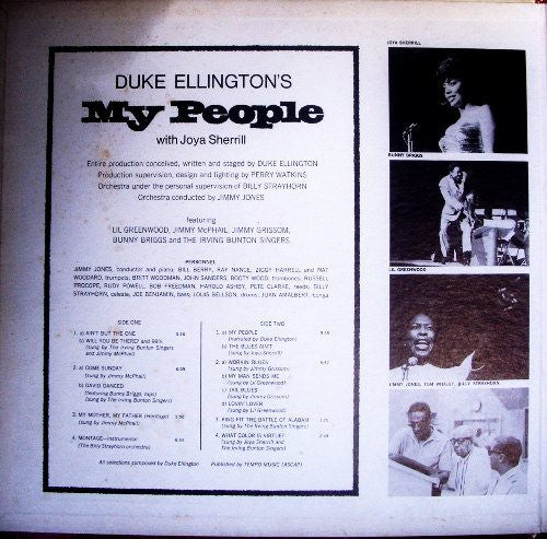 Duke Ellington : My People (LP, Album, Ind)