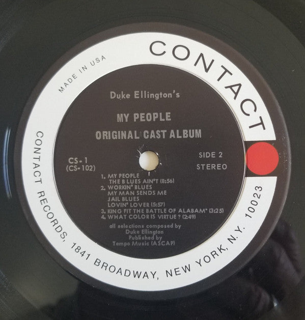 Duke Ellington : My People (LP, Album, Ind)