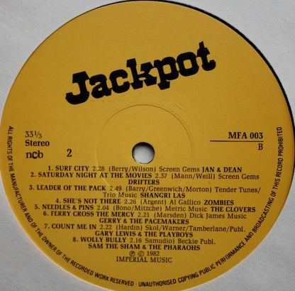 Various : Jackpot 32 Smash Hits By The Original Artists (2xLP, Comp)