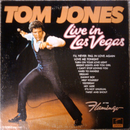 Tom Jones : Live In Las Vegas (LP, Album)