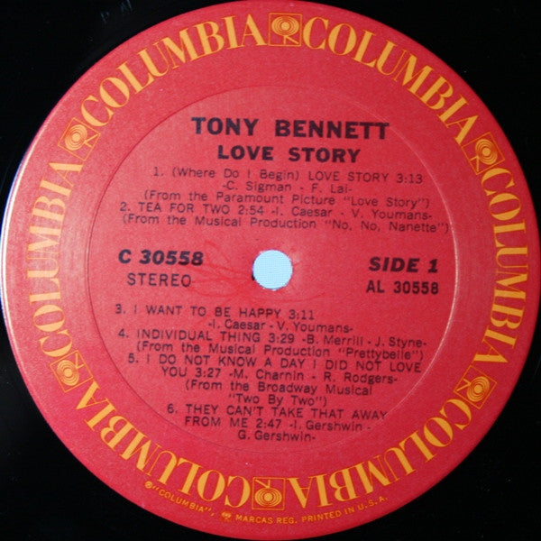 Tony Bennett : Love Story (LP, Album)