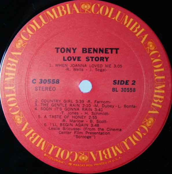 Tony Bennett : Love Story (LP, Album)