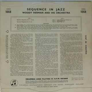 Woody Herman And His Orchestra : Sequence In Jazz (10")