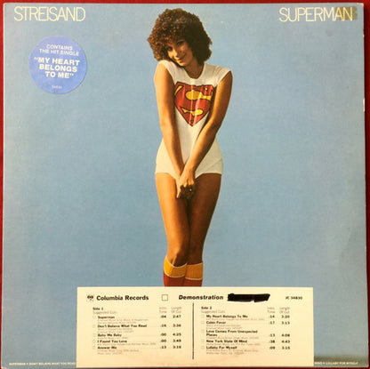 Barbra Streisand : Streisand Superman (LP, Album, Promo)