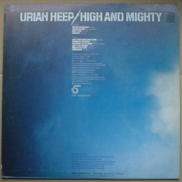 Uriah Heep : High And Mighty (LP, Album)