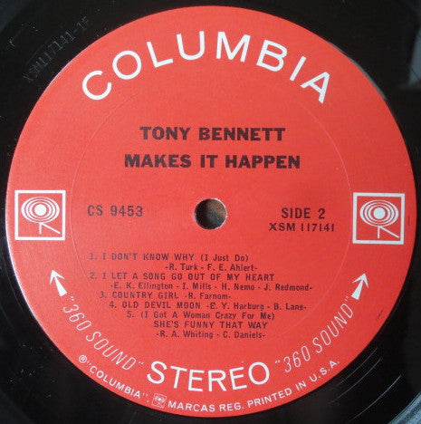 Tony Bennett : Tony Makes It Happen! (LP, Album)