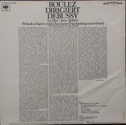 Pierre Boulez Dirigiert Claude Debussy : Boulez Dirigiert Debussy (LP, Album)