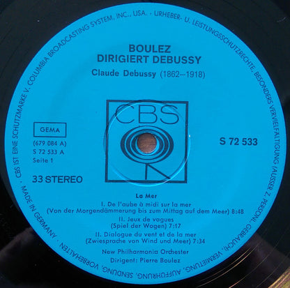 Pierre Boulez Dirigiert Claude Debussy : Boulez Dirigiert Debussy (LP, Album)