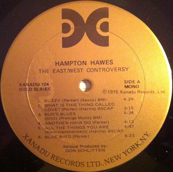 Hampton Hawes / Paul Chambers (3) : The East/West Controversy (LP, Album)