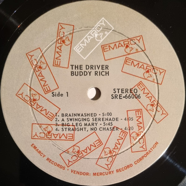 Buddy Rich : The Driver (LP, Album)