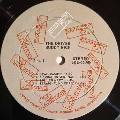 Buddy Rich : The Driver (LP, Album)