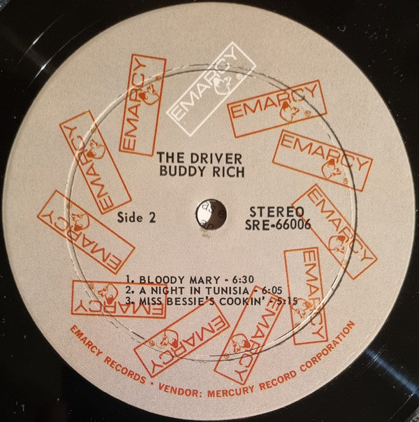 Buddy Rich : The Driver (LP, Album)